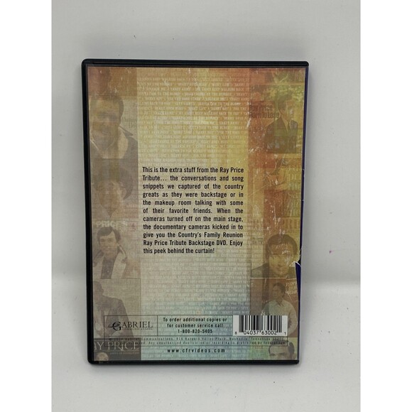 A Tribute To Ray Price Backstage DVD 2014 Country's Family Reunion Country Music - Picture 3 of 3